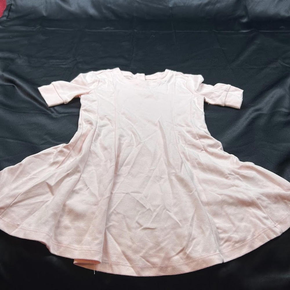 GapKids Girls Pink Short Sleeve Fit and Flare Jersey Dress Size S 6-7